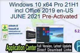 Windows 10 X64 Pro incl Office 2019 en-US FEB 2021 {Gen2}